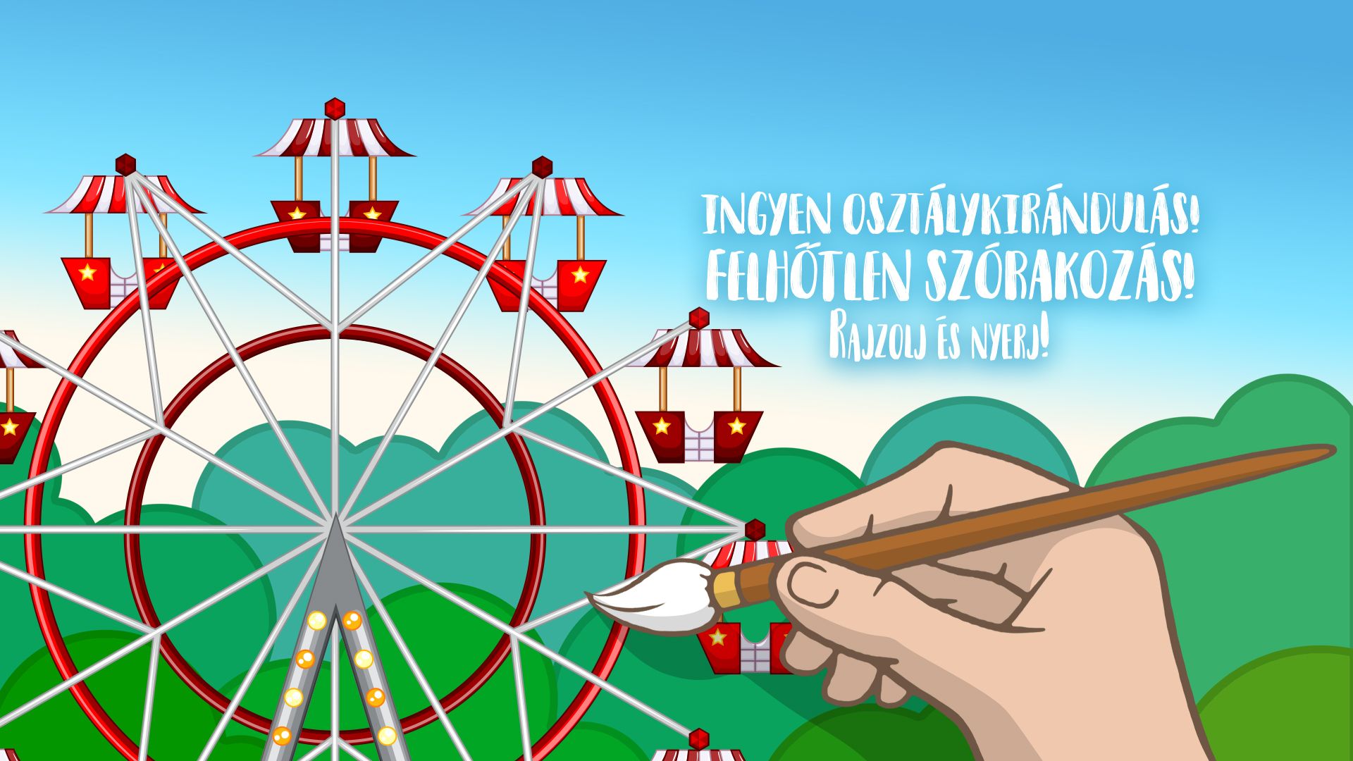 Online rajzpályázatot hirdet a Debreceni Vidámpark!