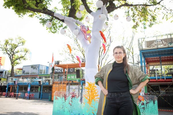 Hazai képzőművész installációja ékesíti a Budapest Parkot